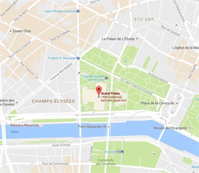 Grand Palais Map